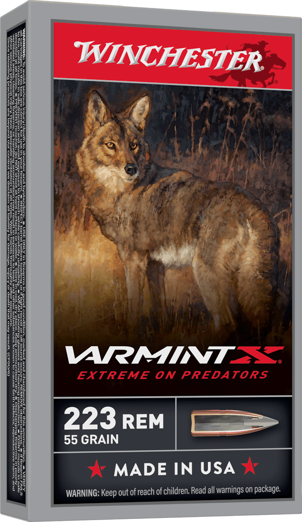 Winchester .223 Remington Varmint X 55 grain Polymer Tip Rapid Expansion ammunition