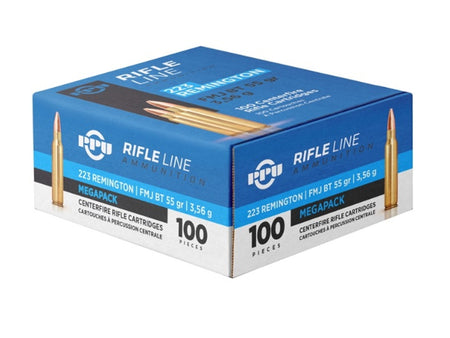 Prvi Partizan .223 Remington RIFLE LINE 55 grain Full Metal Jacket Boat Tail ammunition