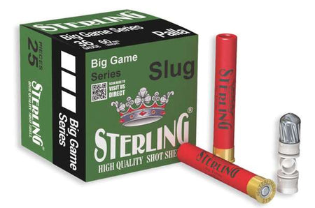 Sterling .410 Bore Shotgun Ammo Exclusive Big Game Series 2.5 in 1/2 oz Slug