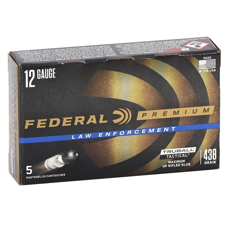 Federal 12 Gauge Shotgun Ammo TACTICAL 2.75 in 1 oz Slug