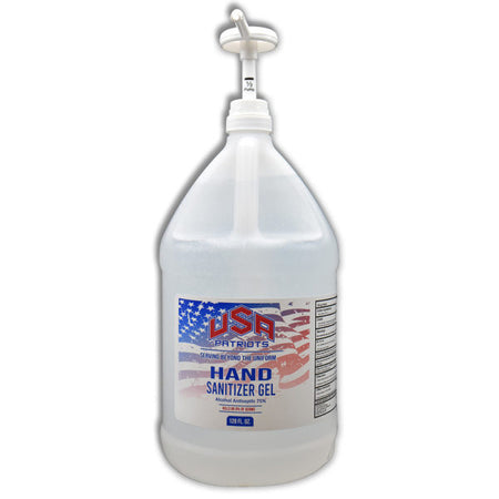 USA Patriots Hand Sanitizer Gel 1-Gallon - 4 Per Case