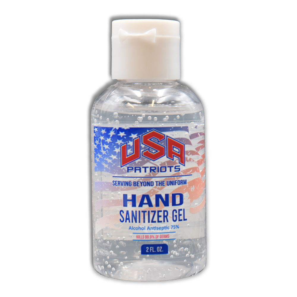 USA Patriots Hand Sanitizer Gel 2 oz - 50 Per Case