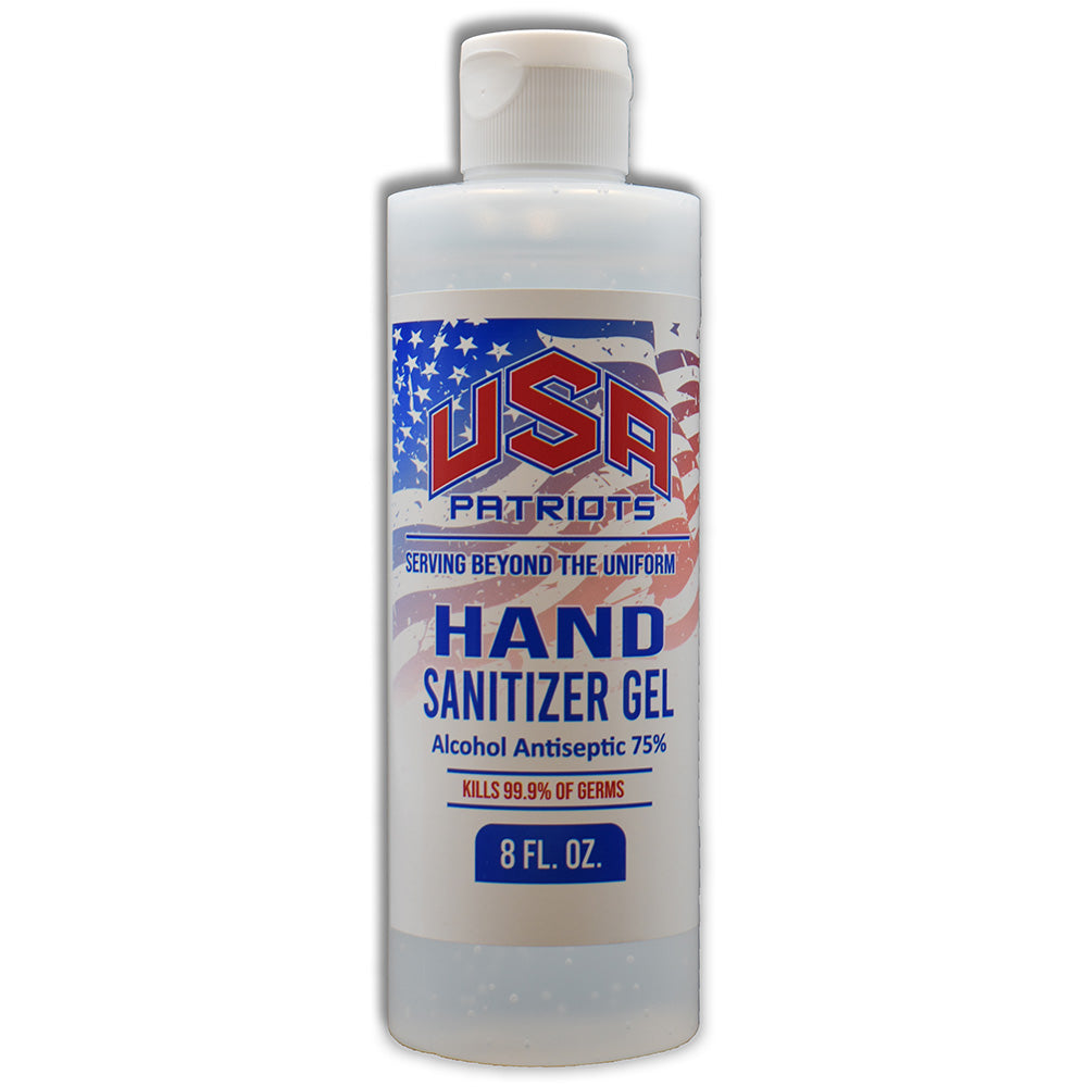 USA Patriots Hand Sanitizer Gel 8 oz Must Buy 12 in Case