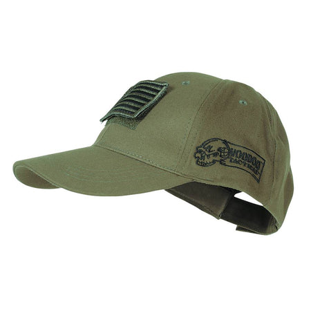 Voodoo Tactical Olive Drab Hat with Removable Flag Patch