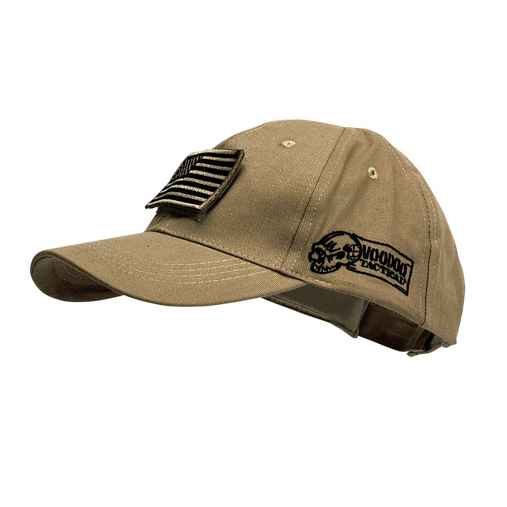 Voodoo Tactical Coyote Hat with Removable Flag Patch
