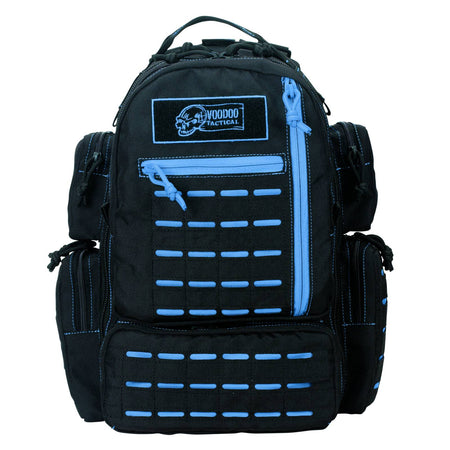 Voodoo Tactical Mini Tobago Die Cut MOLLE Bag in Black with Blue