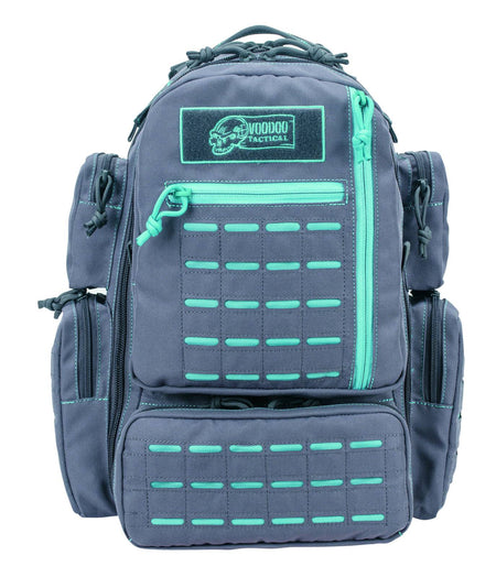 Voodoo Tactical Mini Tobago Die Cut MOLLE Pack Gray/Teal