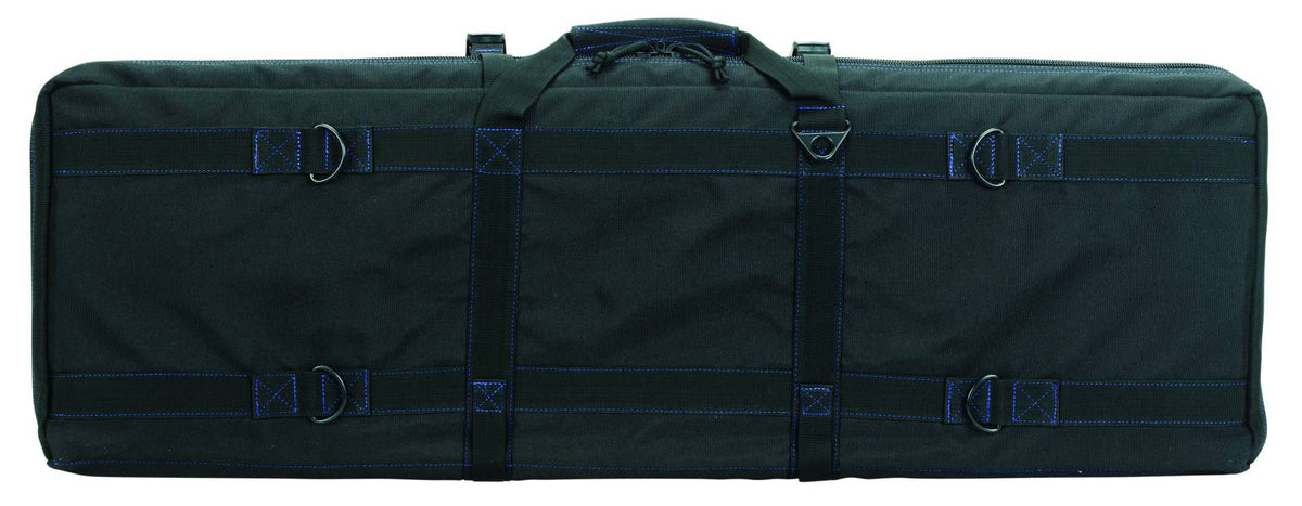 Voodoo Tactical Die Cut MOLLE 36-Inch Weapons Case - Black and Blue
