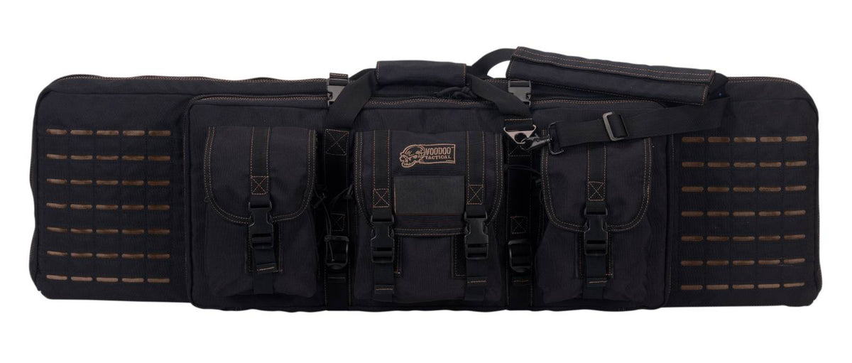 Voodoo Tactical Die Cut MOLLE 42-Inch Weapons Case - Black and Coyote