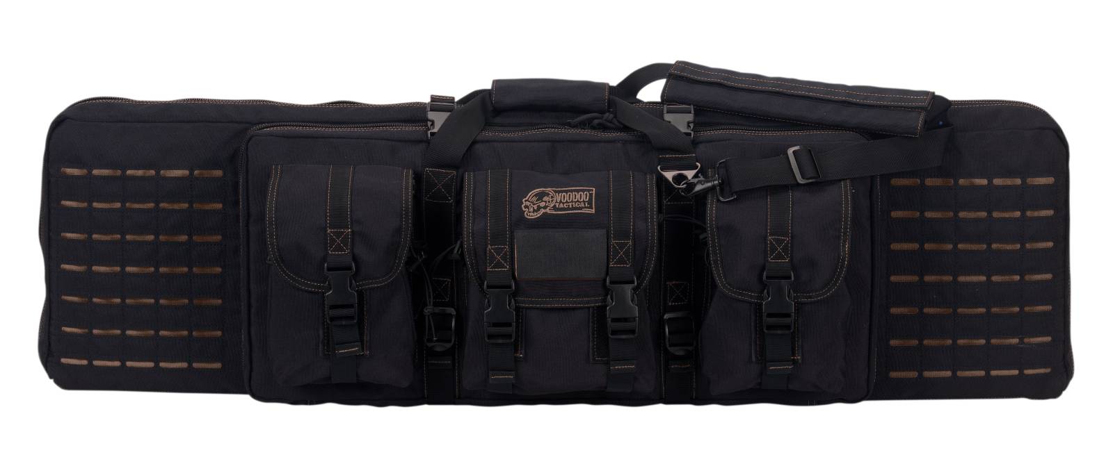 Voodoo Tactical Die Cut MOLLE 42-Inch Weapons Case - Black and Coyote