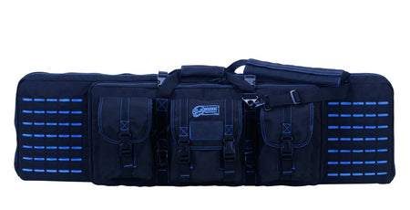 Voodoo Tactical Die Cut MOLLE 42-Inch Weapons Case - Black and Blue