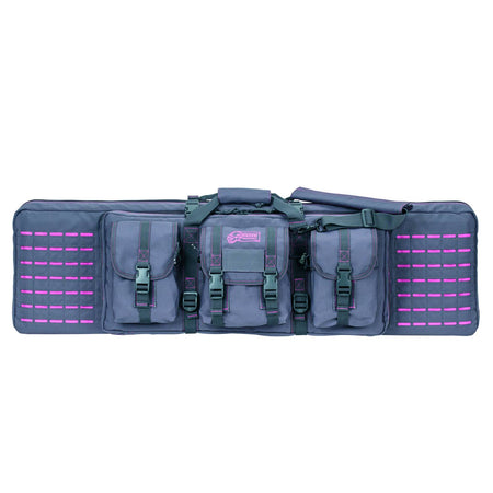 Voodoo Tactical Die Cut MOLLE 42-Inch Weapons Case - Gray and Pink