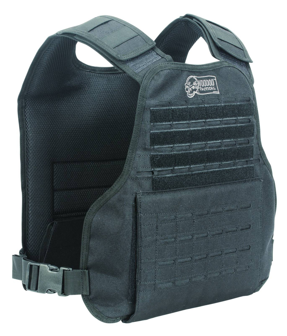 Voodoo Tactical Lightweight Tactical Plate Carrier Black Extended Sizes