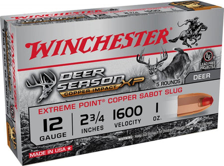WINCHESTER 12G 2-3/4" DEER SSN LF