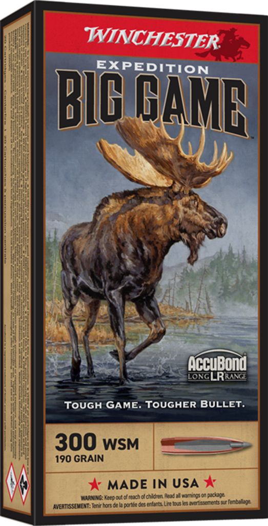 Winchester .300 WSM Expedition Big Game 190 grain Nosler AccuBond Long-Range ammunition