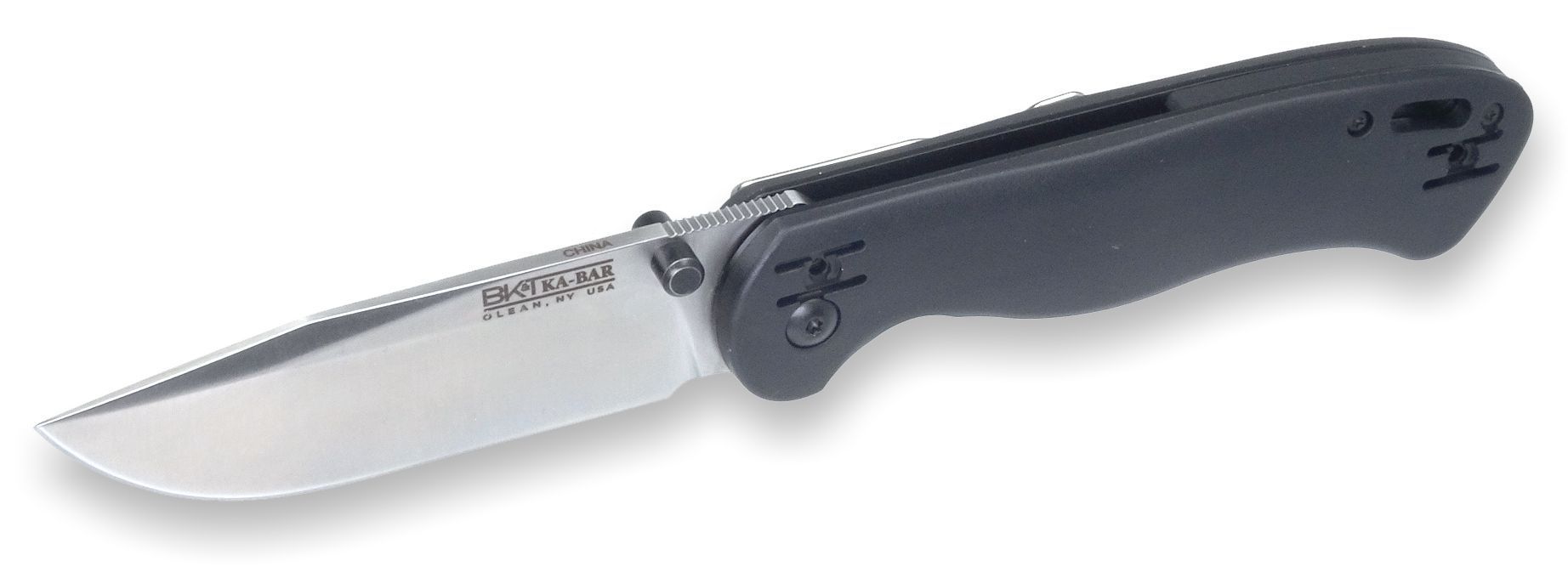 KA-BAR BECKER BK40 Folding Knife 3.56-Inch Drop Point Blade Wire Clip