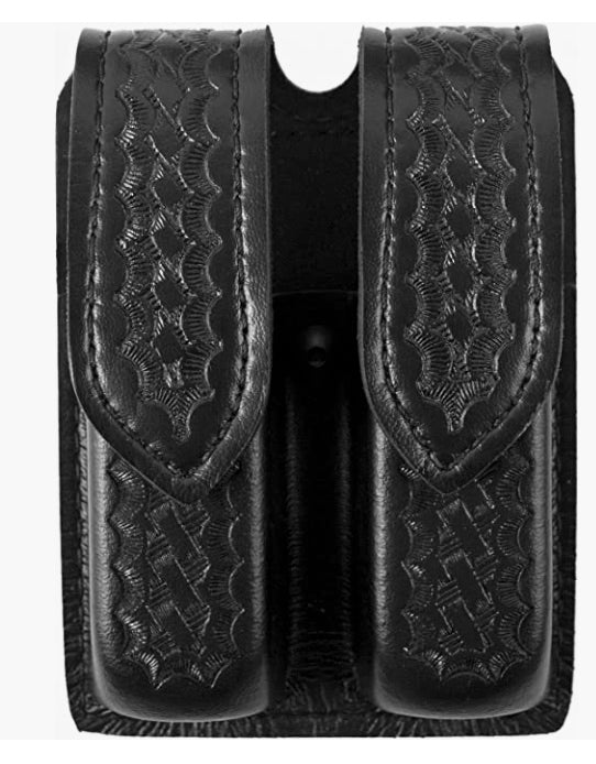 Safariland Model 77 Double Glock Mag Pouch Hidden Snap Black
