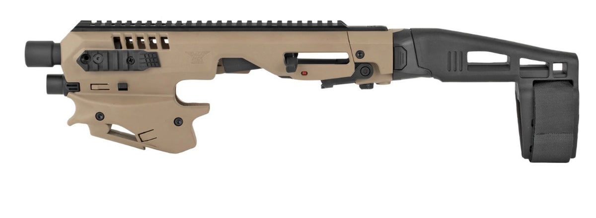 CAA Micro Conversion Kit Glock Tan/FDE Advanced Kit with Long Stabilizer
