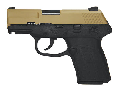 KELTEC P11 9MM PSTL TAN/BLK GRIP BLEM