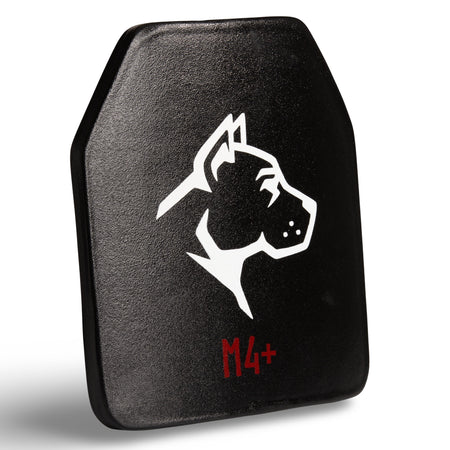 Guard Dog M4+ Level 4 Single Curved Ceramic Plate 10x12 Advanced Coating Anti-Spall