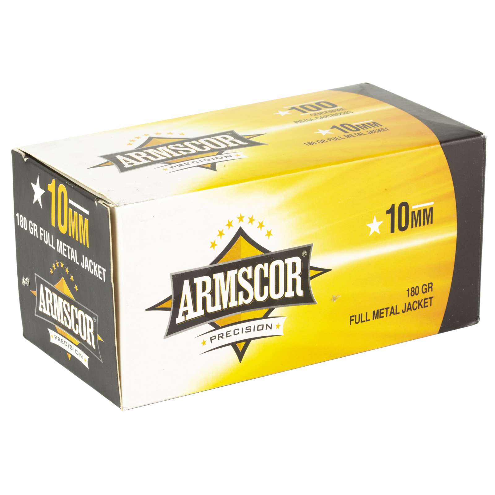 Armscor 10mm Auto Competition Value Pack 180 grain Full Metal Jacket ammunition