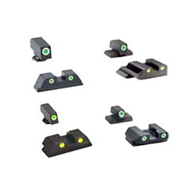Dead Ringer FNH FNS/FNX Tritium Night Sights Green/Green