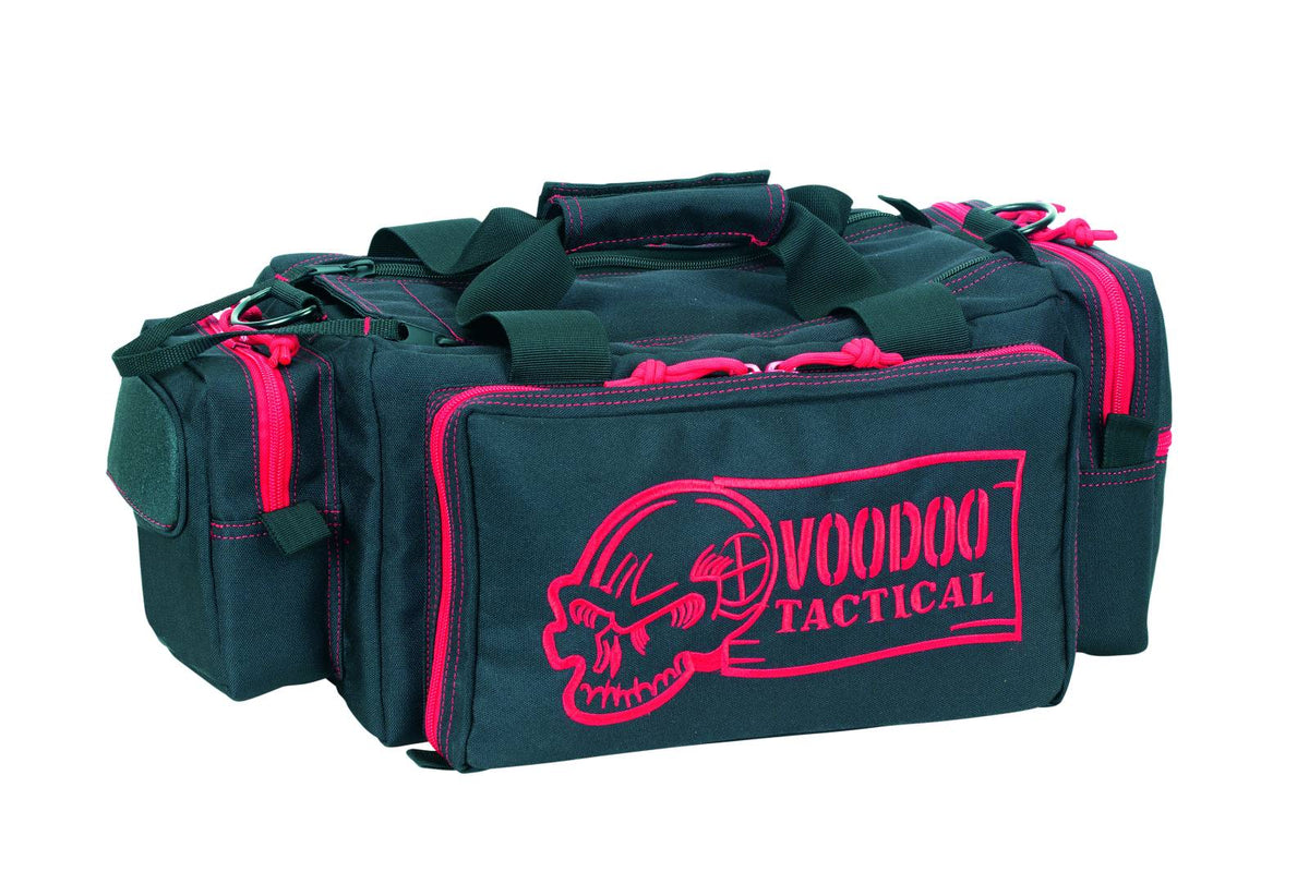 Voodoo Tactical Compact Rhino Shooting Range Bag Black Red