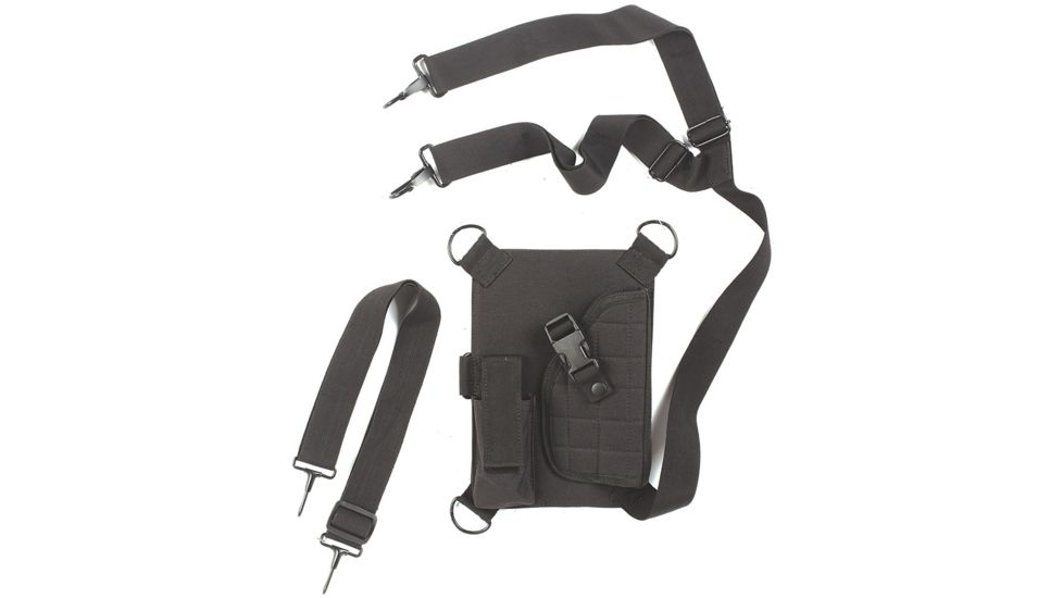 Voodoo Tactical Pistol Chest Carry Rig in Black