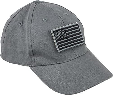 Voodoo Tactical Gray Hat with Removable Flag Patch