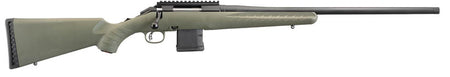 dRUGER AMERICAN PREDATOR 223REM 22" MT BLK THREADED BBL, MOSS GRN STOCK 10RD DETACH MAG