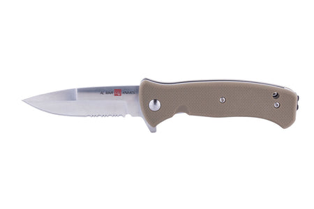 Al Mar Mini S.E.R.E. Coyote 3" Combo Blade 8CR Stainless Folder