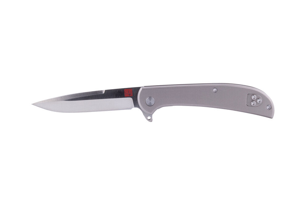Al Mar Knives UL Titanium Hawk Folder 2.75 In D2 Steel Blade
