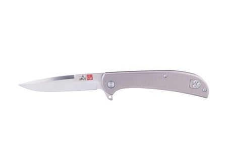 Al Mar Knives Titanium Falcon 3.15" D2 Blade Folder