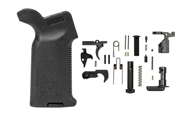 Aero Precision EPC Lower Parts Kit with MOE-K2 Pistol Grip Black
