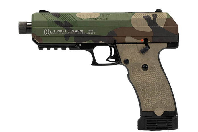 HIPOINT JXP 10MM PISTOL M81 CAMO 5.2" THRD BARREL 10RD MAGAZINE