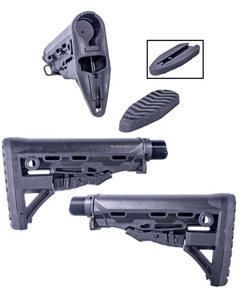 ATI Stand Ready SR-1 AR Buttstock Complete Milspec Buffer Tube Castle Nut Included