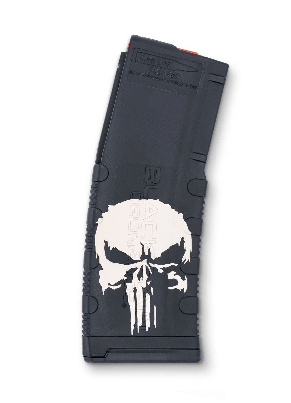 Black Rain Ordnance 30rd Punisher Design Laser Etched Magazine