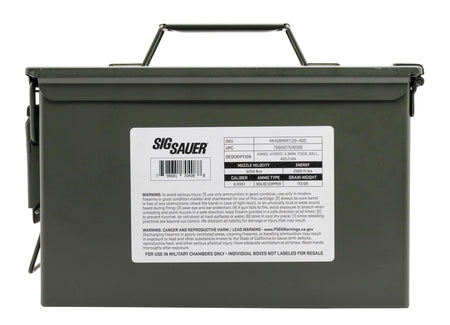 Sig Sauer .277 Sig Fury Can 113 grain Full Metal Jacket ammunition