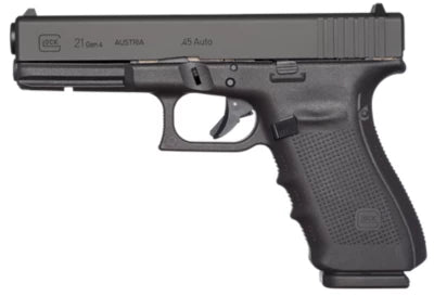 GLOCK 21 GEN 4 POLICE TRADE IN 45ACP PISTOL 3-13RD MAGS, BOX, GOOD CONDITION