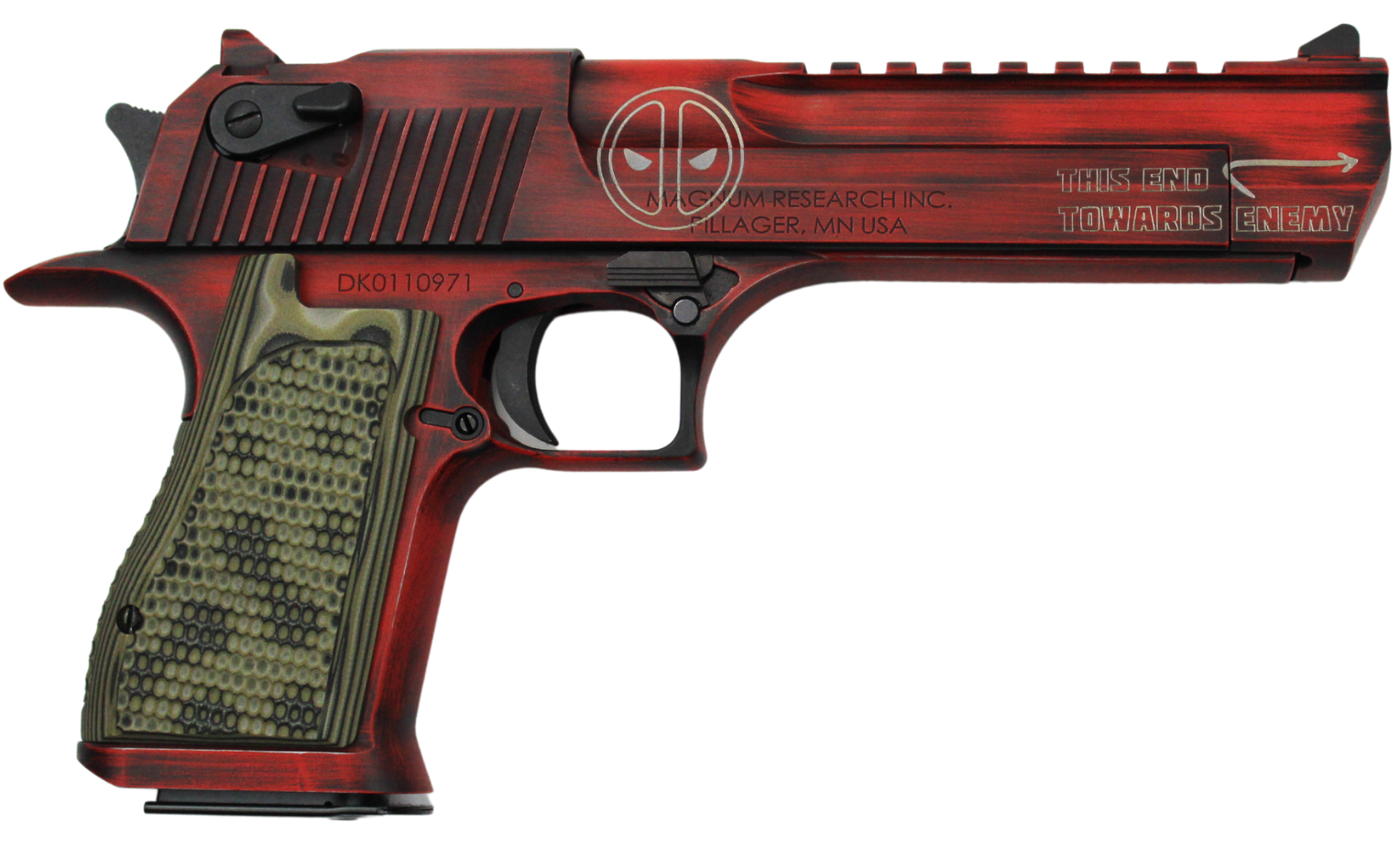 dMAGNUM RESEARCH DE44 44MG PSTL RED DEADPOOL