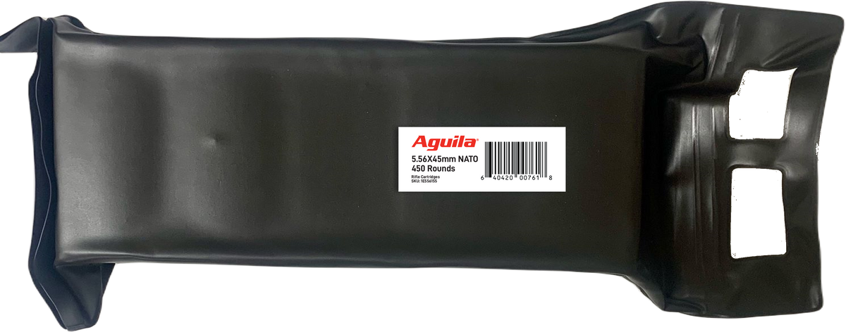Aguila 5.56x45mm NATO  55 grain Full Metal Jacket ammunition