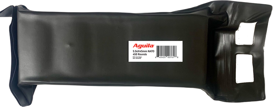Aguila 5.56x45mm NATO  55 grain Full Metal Jacket ammunition