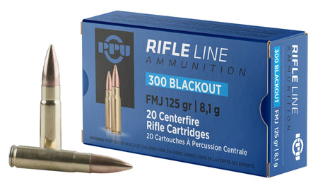 Prvi Partizan .300 AAC Blackout  125 grain Full Metal Jacket ammunition