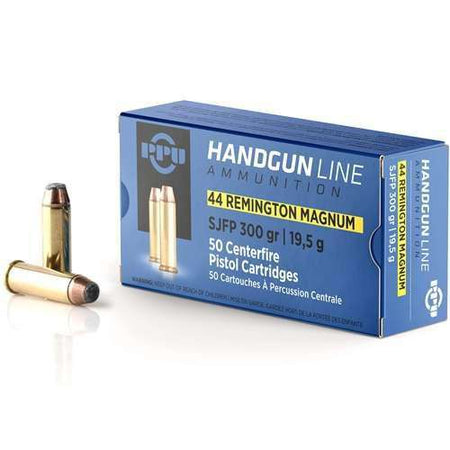 Prvi Partizan .44 Magnum Handgun Line 300 grain Semi Jacketed Flat Point ammunition