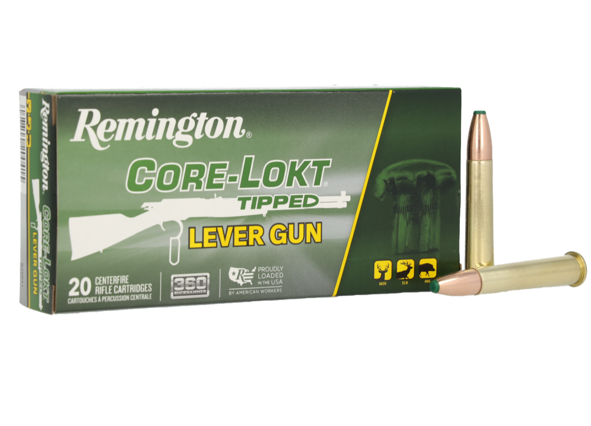 Remington .45-70 Government CORE-LOKT TIPPED LEVER GUN 300 grain Core-Lokt Tipped ammunition