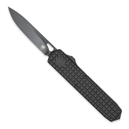 CobraTec Large Black Mamba Non-Serrated Tanto OTF Blade