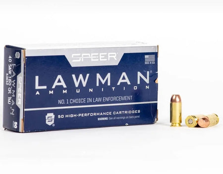 Speer .40 S&W Lawman 180 grain Total Metal Jacket ammunition