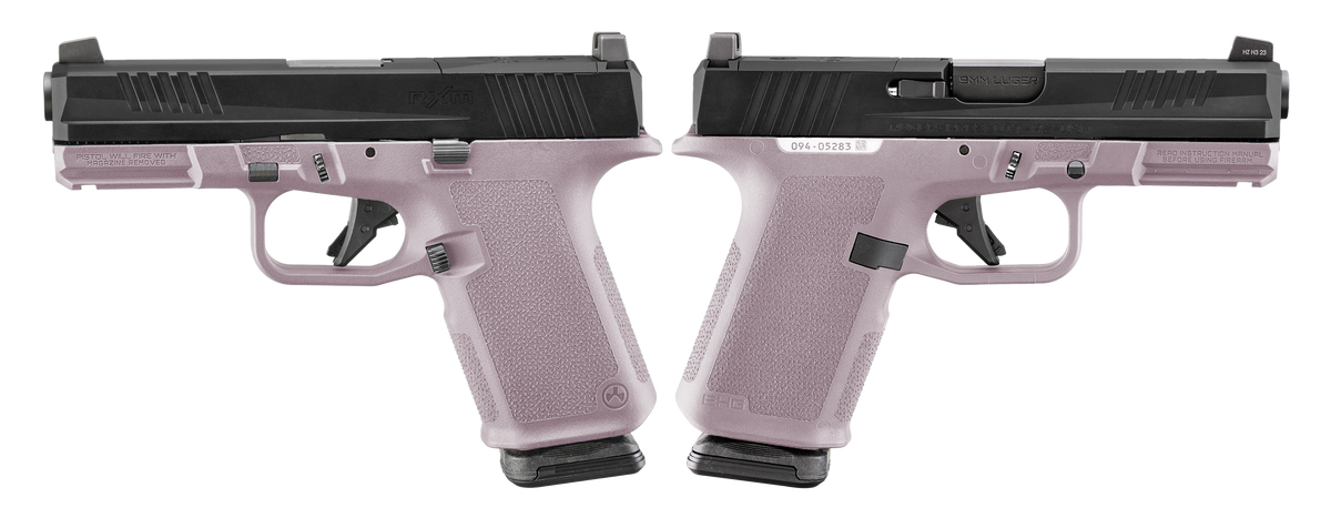 RUGER RXM 9MM PISTOL 4" BBL PINK CHAMPAGNE MAGPUL EHG, O.R. 2-15RD MAGS - ORION EXCLUSIVE
