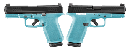 RUGER RXM 9MM PISTOL 4" BBL ROBIN EGG BLUE MAGPUL EHG, O.R. 2-15RD MAGS - ORION EXCLUSIVE