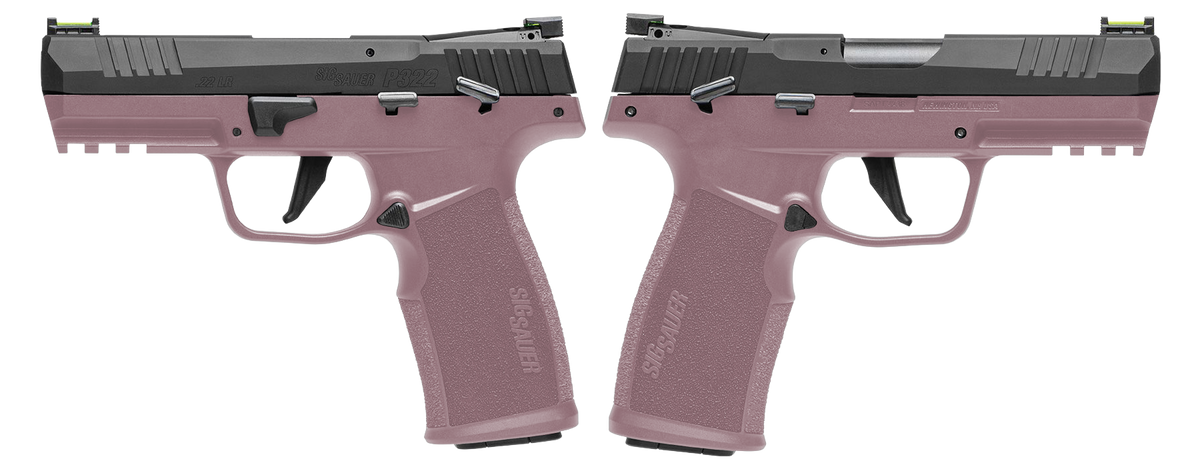 SIG SAUER P322C 22LR PSTL THRD BBL, O.R. 2-20RD ROSE GOLD - ORION EXCLUSIVE